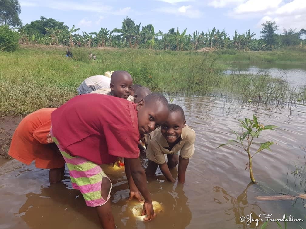 Children participating in Jay Foundation programs